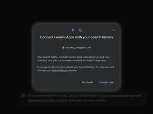 Gemini Gets Personal: Tailored Answers Await