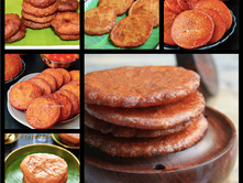 Traditional South Indian Dessert Delicacy -- Millet Ashirasam 