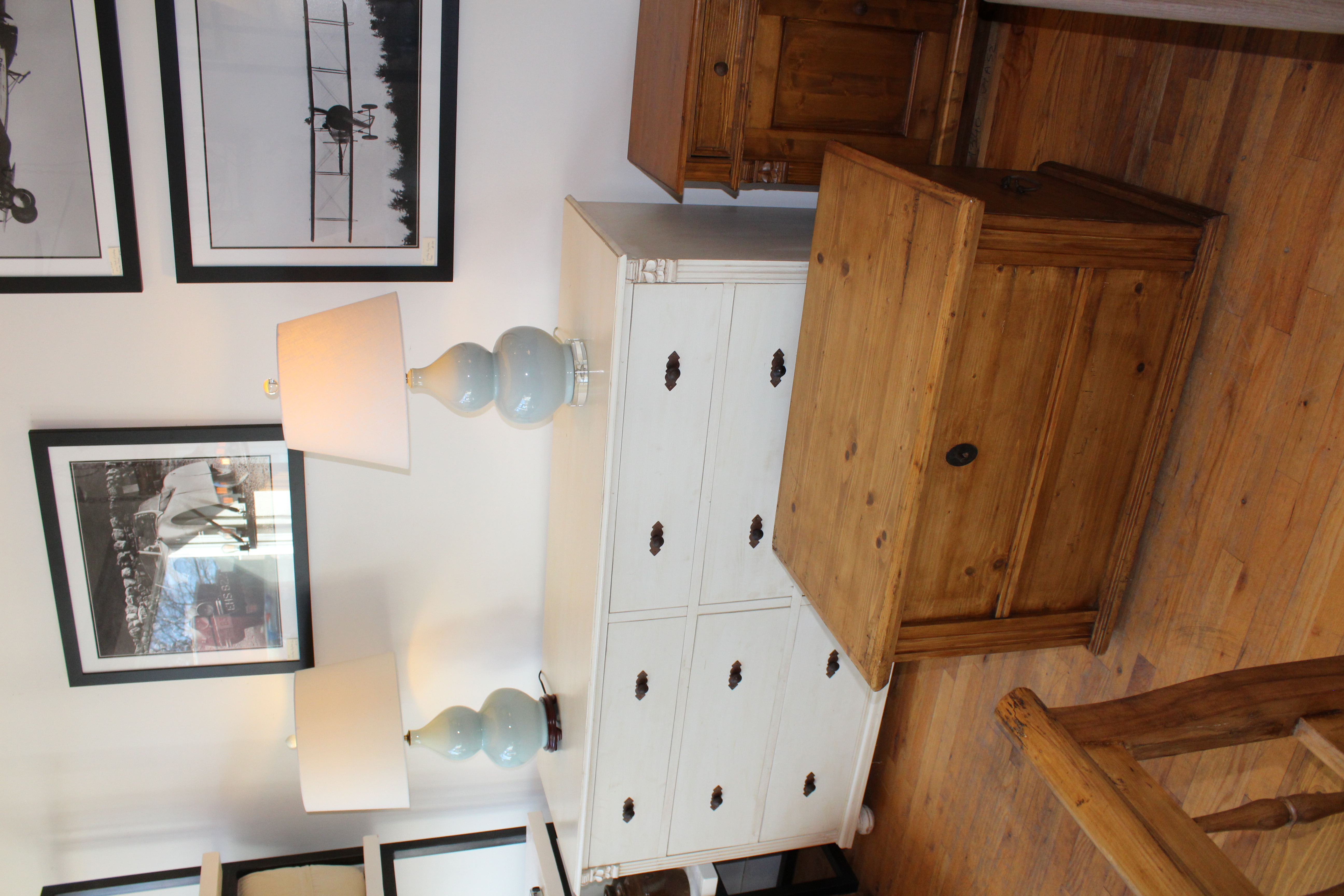 Painted Pine Chest of Drawers