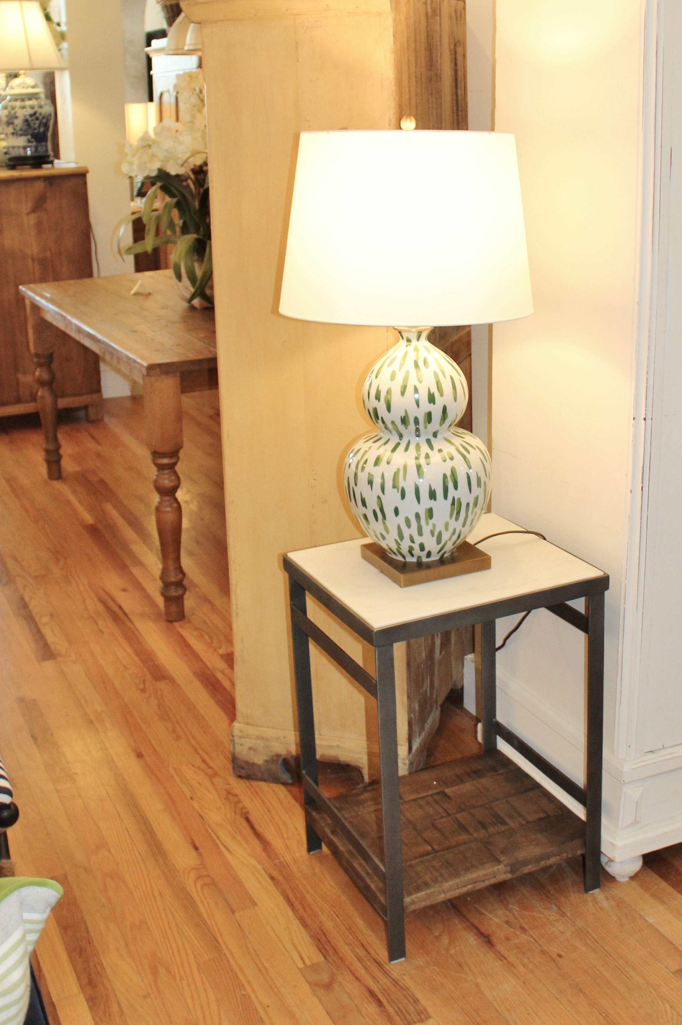 Side Table w/a marble top