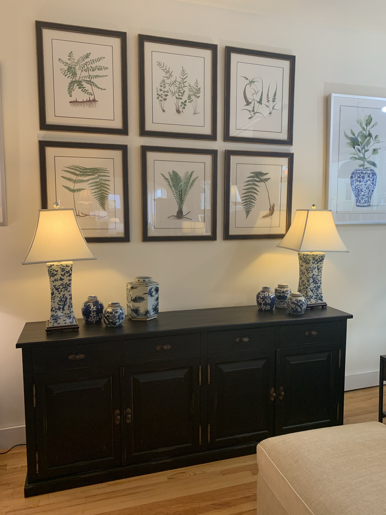 Painted Pine Sideboard