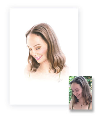 custom drawing portrait