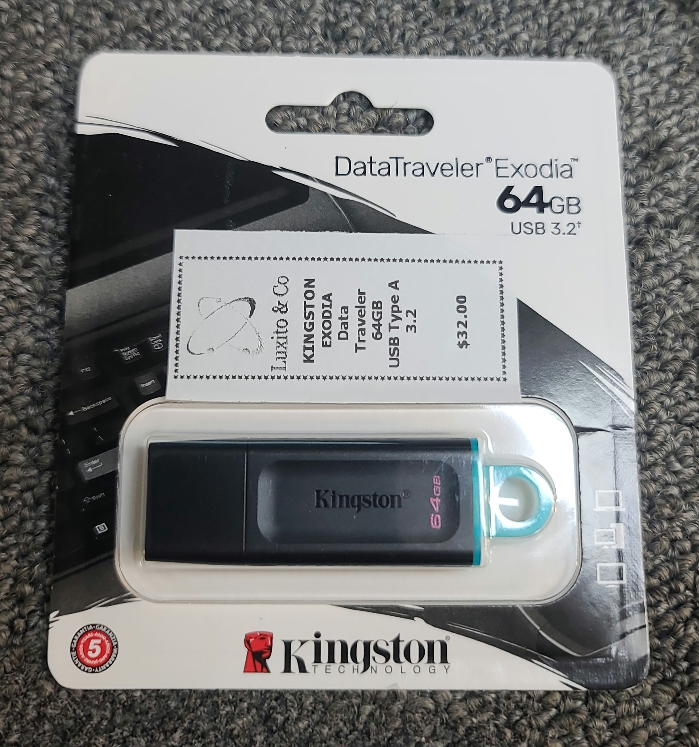 Kingston Exodia Data Traveler 64GB USB 3.2
