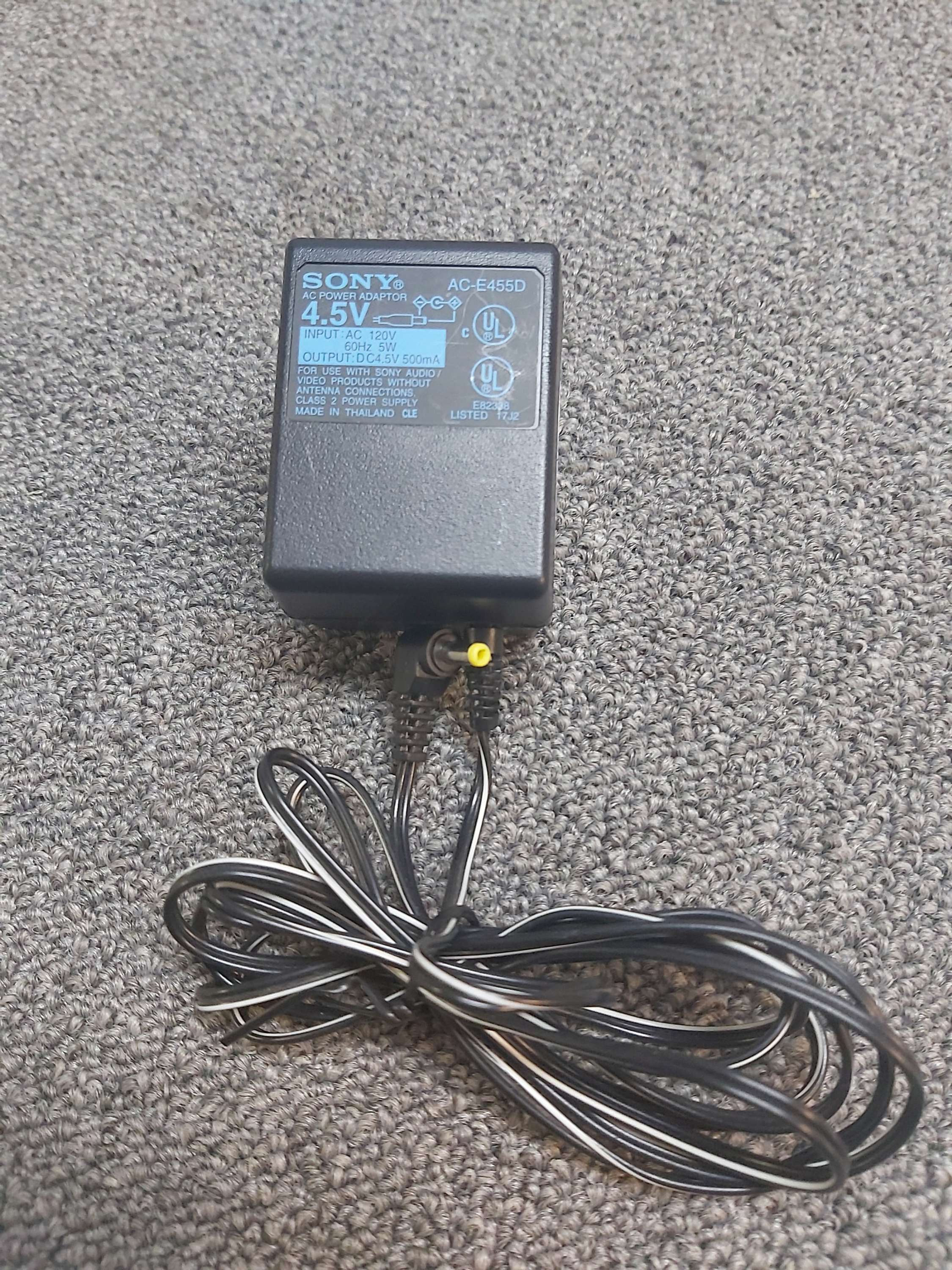 Sony DC 4.5V 500mA Adapter