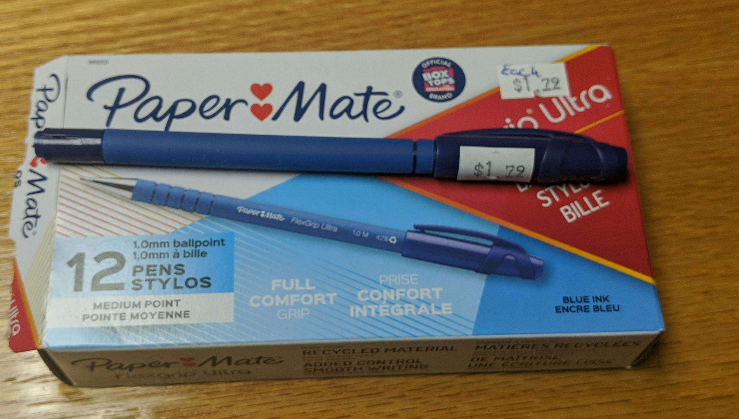 Paper Mate Medium Point Blue Pen