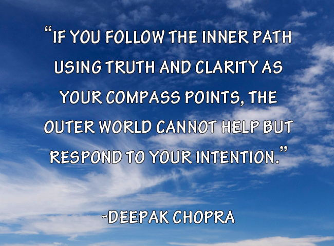 If you follow the inner path