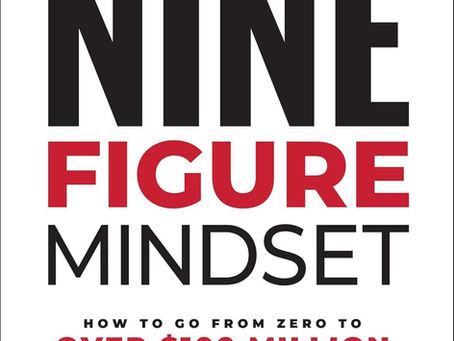"Nine Figure Mindset" book cover.
