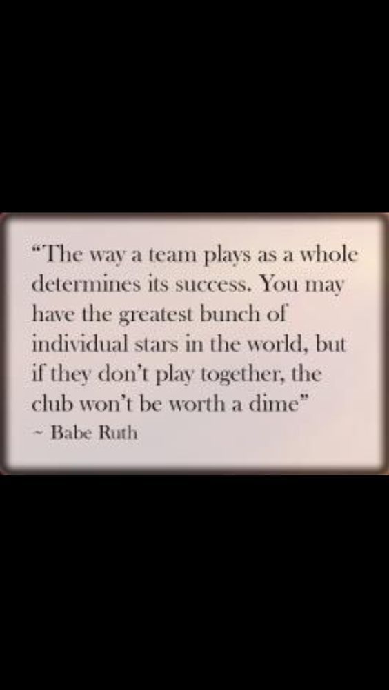 The way a team plays