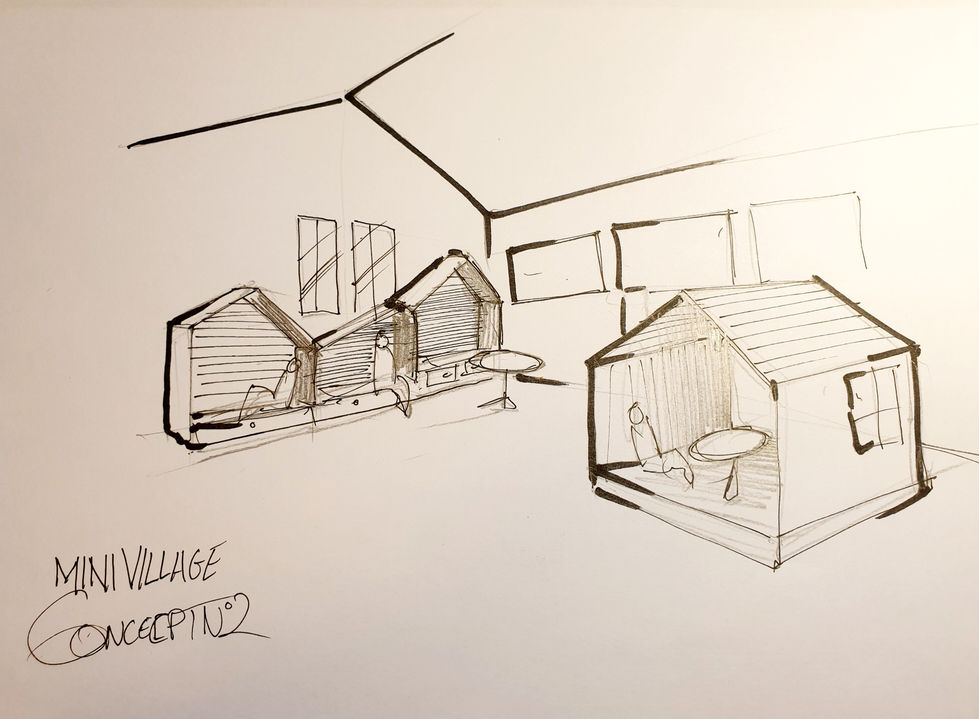 Conception et rénovation d'une salle d'accueil