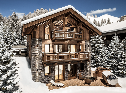 maison en bois courchevel
