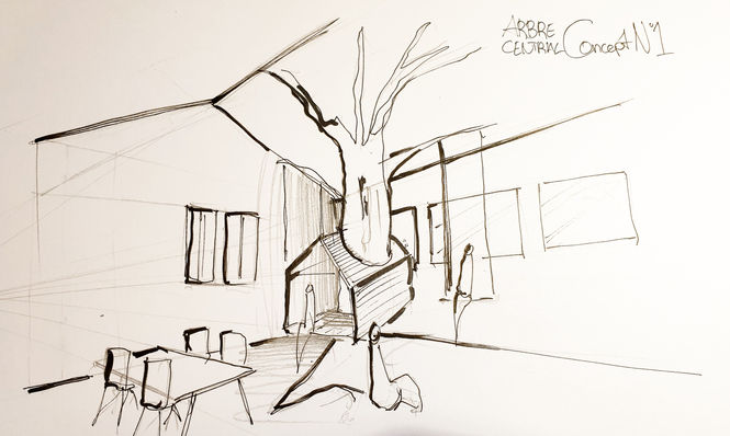 Conception et rénovation d'une salle d'accueil