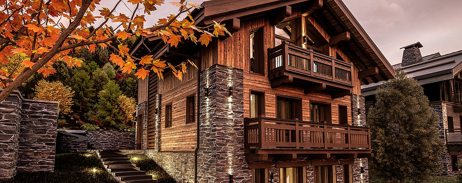 photo d'une maison en bois