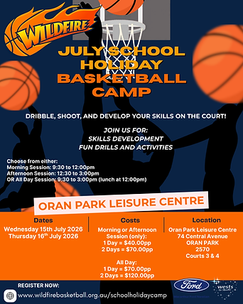 2 Day Session - July 2026 Holiday Camp - OPLC