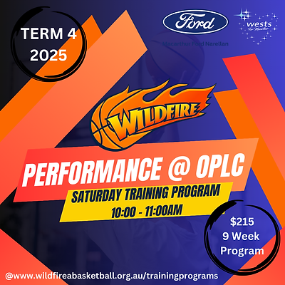 Term 4, 2025 - Performance Training - Saturdays @ OPLC