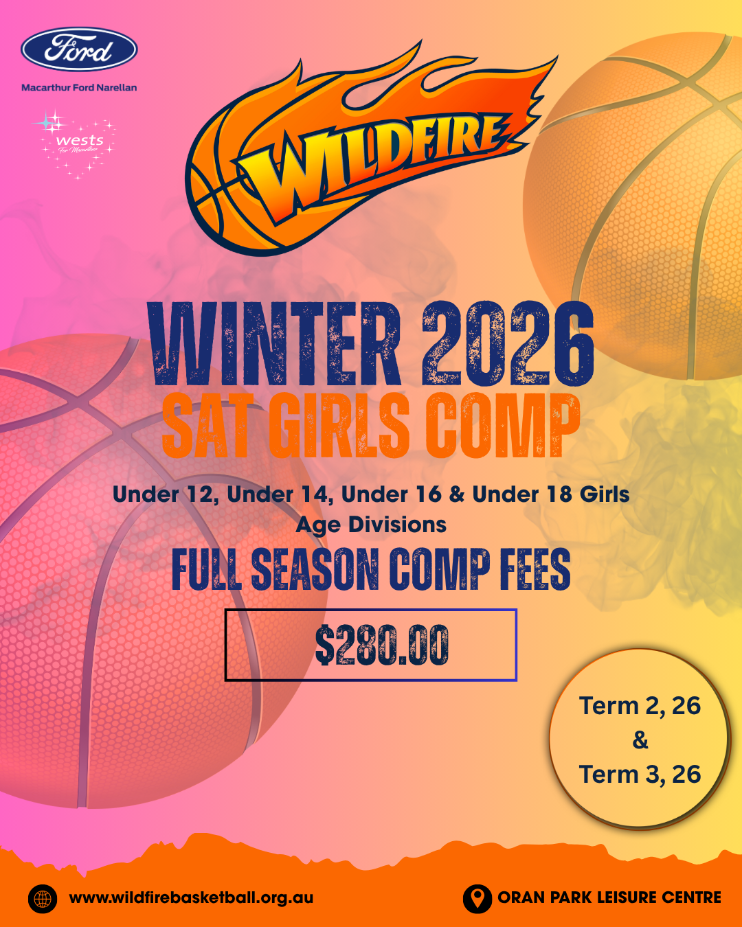 Winter 2026 - Saturday Girls Comp - Full Payment