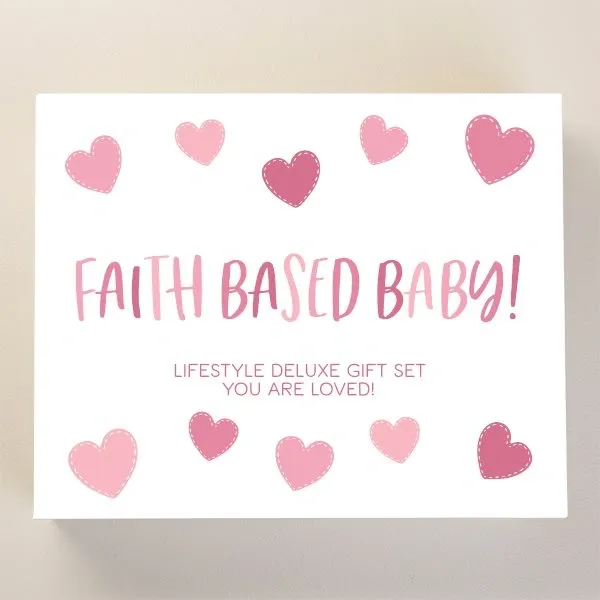 Faith Based Baby / Pink Deluxe Gift Set For Newborns
