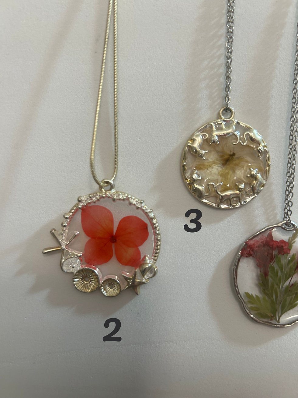 Miniatura: collana con fiori veri media