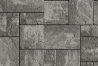 "Toronto driveway with gray interlocking concrete pavers installed by Cedarwood Development Group"