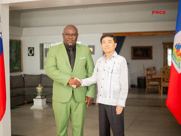 Me Kevenot DORVIL, Coordonnateur général du PNCS, a rencontré ce mercredi 27 août 2025, S.E.M Cheng-hao HU.
