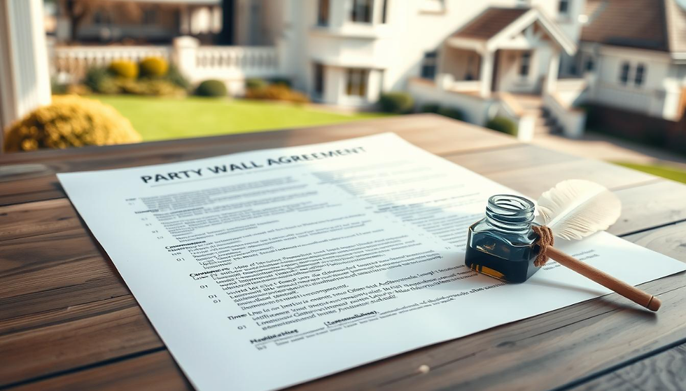 Party Wall Agreement