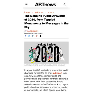 The Defining Public Artworks of 2020