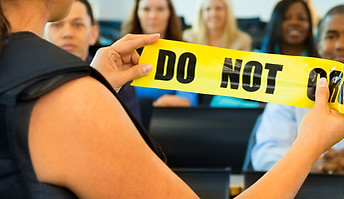 Police training class