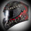 Thumbnail: Vcan H128 Titan Gloss Grey/Red  Full Face Crash Helmet - ECE22:06