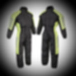 Duchinni Sirocco Kids Black / Fluo Yellow Rain  Oversuit