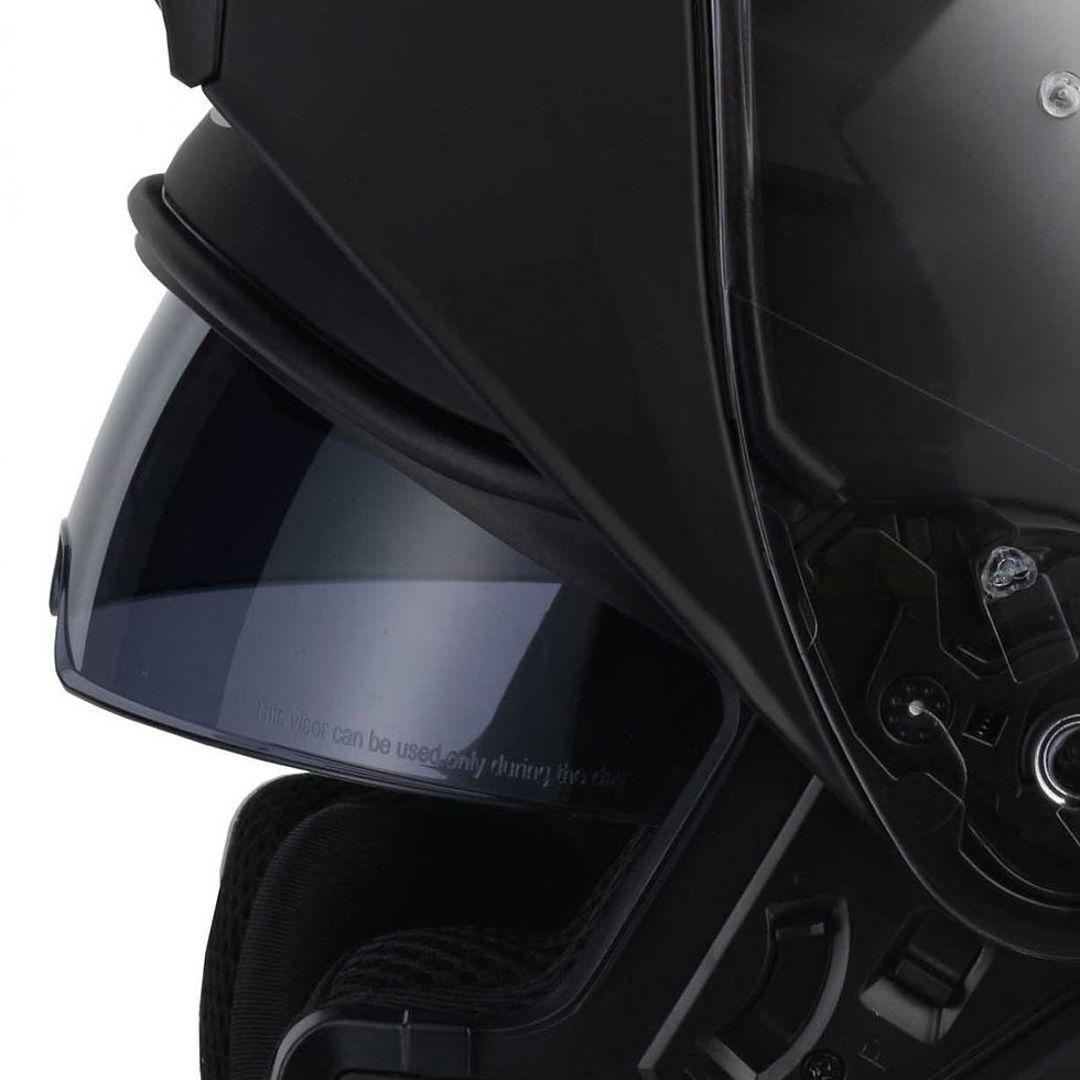 Thumbnail: Vcan V272 Gloss Black Medium Flip Front Front Crash Helmet