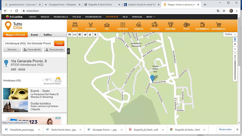 Via Generale Pronio - Introdacqua