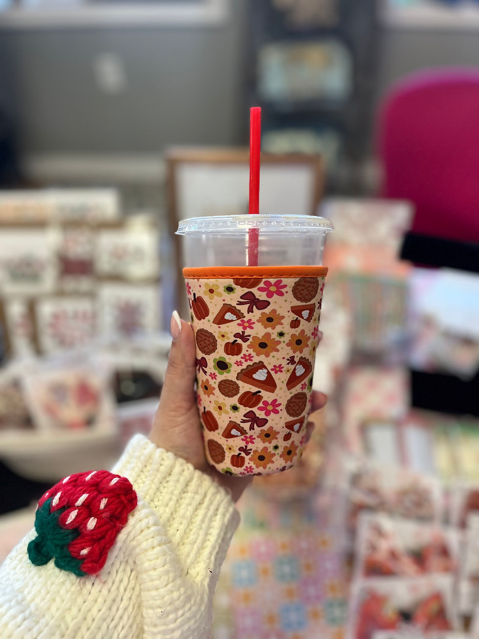 Iced Coffee Sleeve - FALL is in the AIR