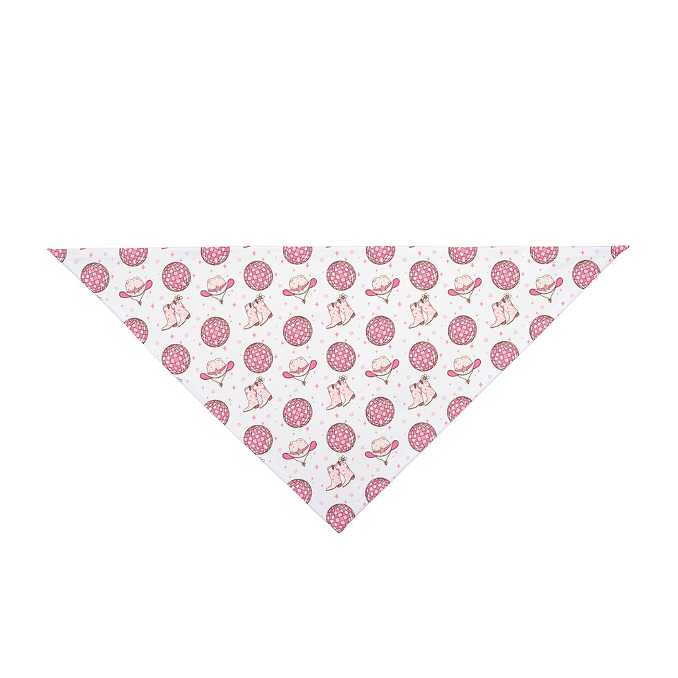 Thumbnail: Pet Bandana - Disco Cowgirl