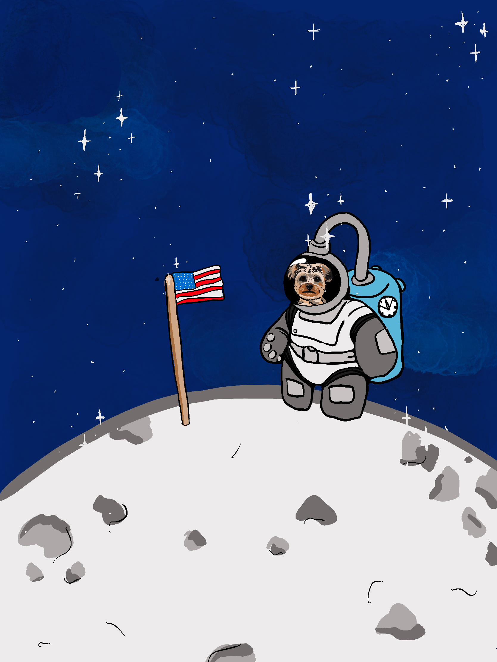 Customized Your Pet In Space Series