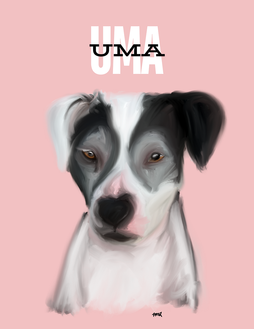 Thumbnail: Personalized Oil Pastel Drawing of your pet! (Dogs and Cats)