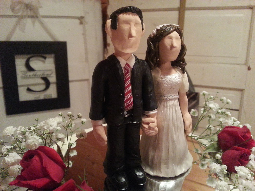 Custom Cake Topper - S&A