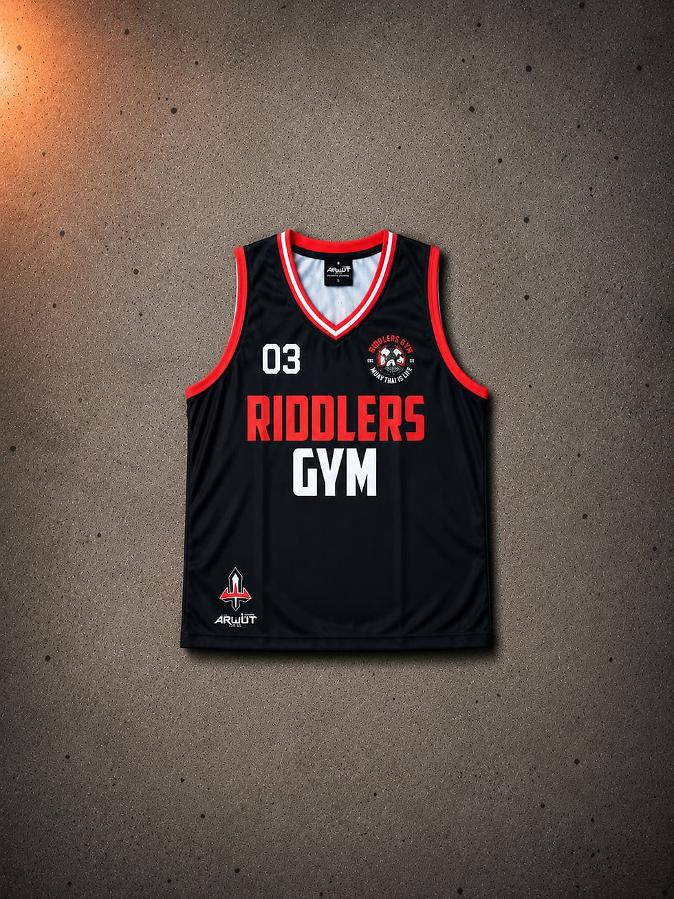 Riddlers Basketball Style Kids Singlet