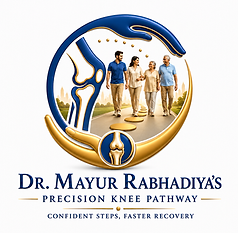 Dr. Mayur Rabhadiya – Precision Knee Pathway logo