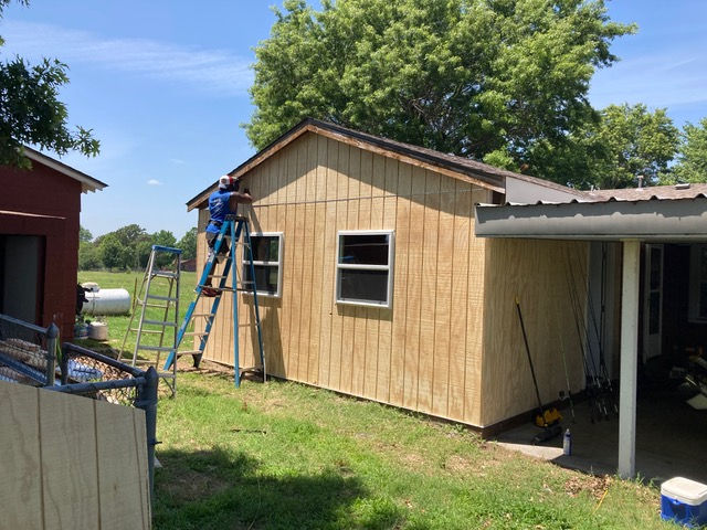 Covered Patio to Home Office