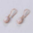 rose gold bridesmaid drop earrings