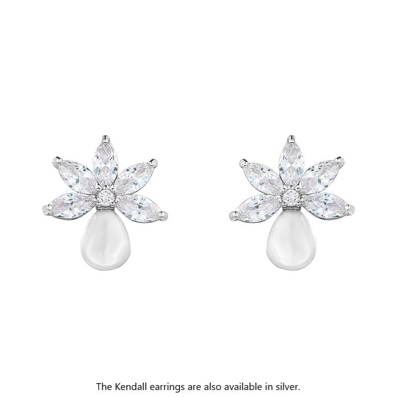 Thumbnail: pearl bridal earrings