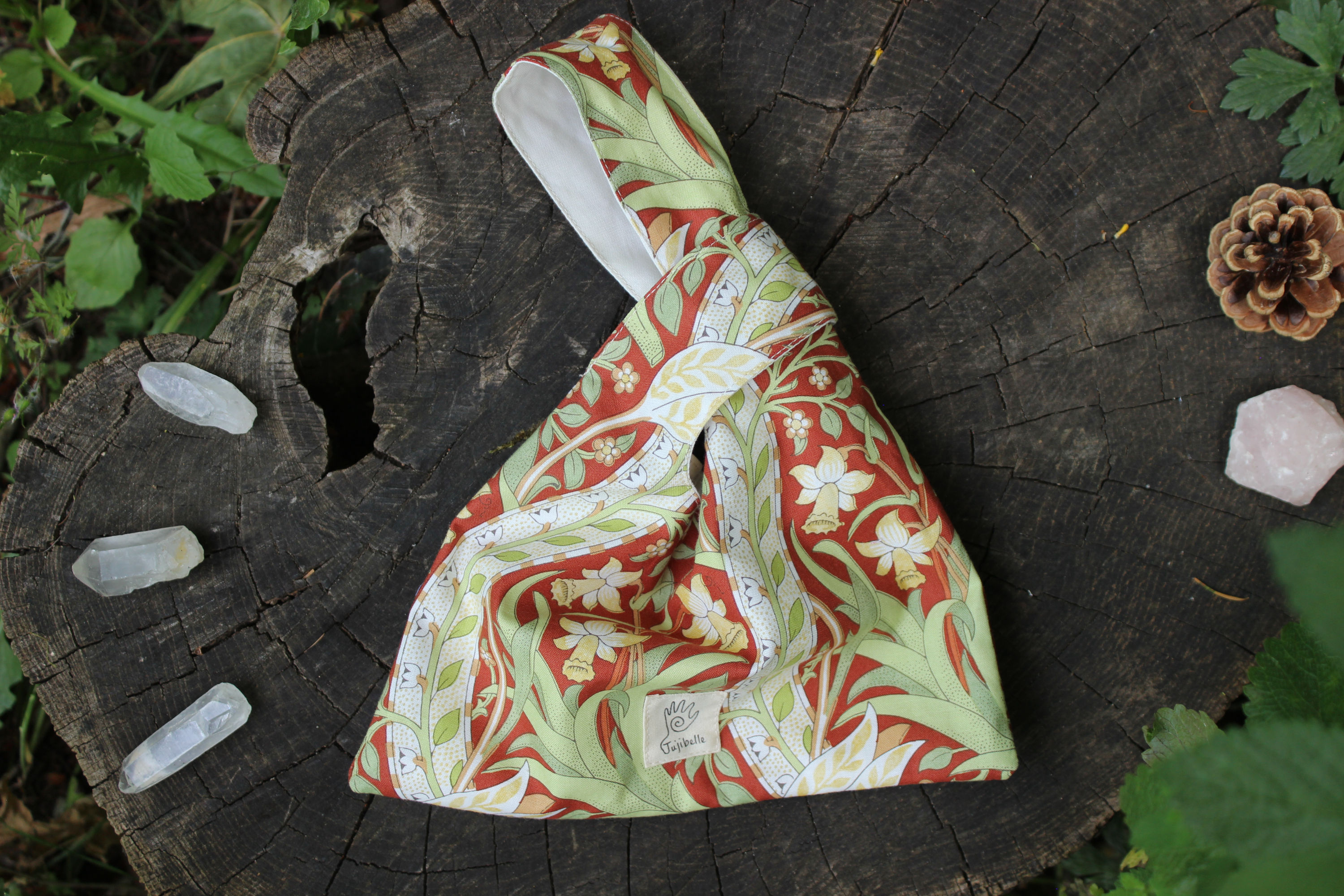Small Japanese knot bag - Ready to ship