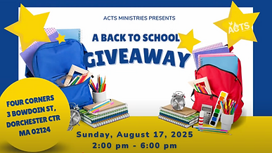 Back to School Event Aug. 17th
