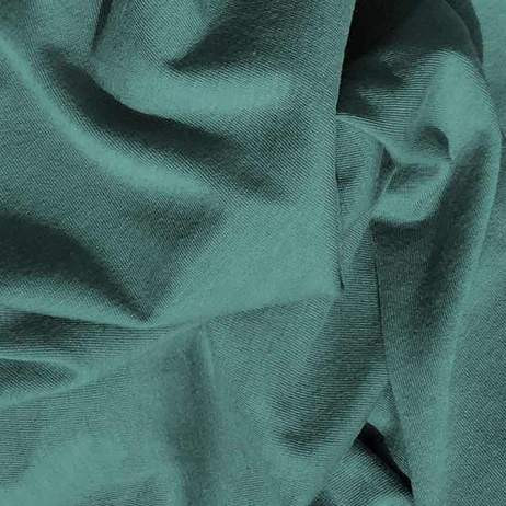 Organic Cotton Rib Knit-Seafoam