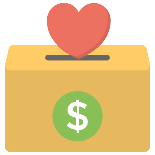 Heart and Donation Box