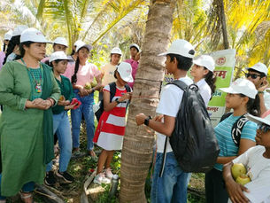 बाल भवन के बच्चों ने वृक्षों को रक्षा सूत्र बांधकर की वृक्षाबंधन की शुरूआत