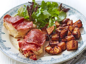 Spanish chicken with crispy paprika potatoes