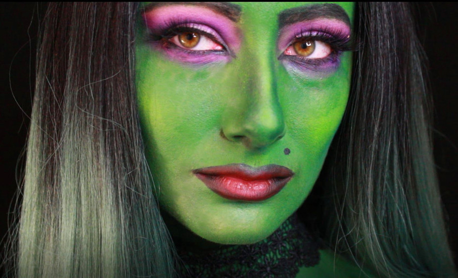 Glam Wicked Witch Makeup Tutorial