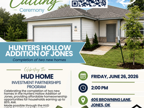 Housing for Communities Celebrates New Homeownership Opportunity in Jones
