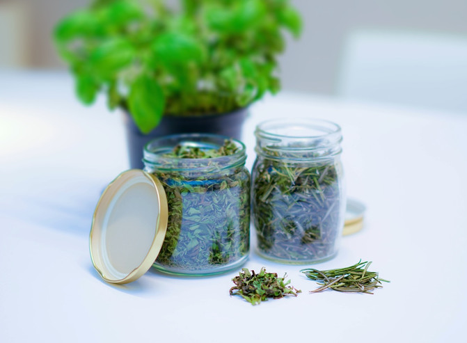 Conservez les herbes aromatiques du jardin pour l'hiver