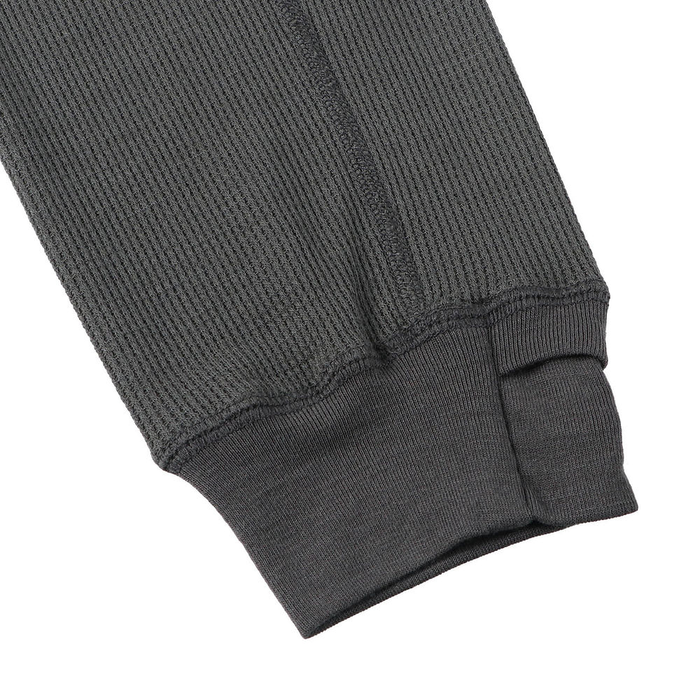 サムネイル： MERINO WAFFLE LONG TSHIRT　LIGHTKHAKI　(L)